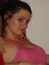 Kalee showing off her Pink Mini Dress